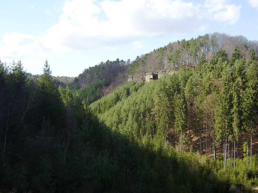 skalní město nad Planým dolem