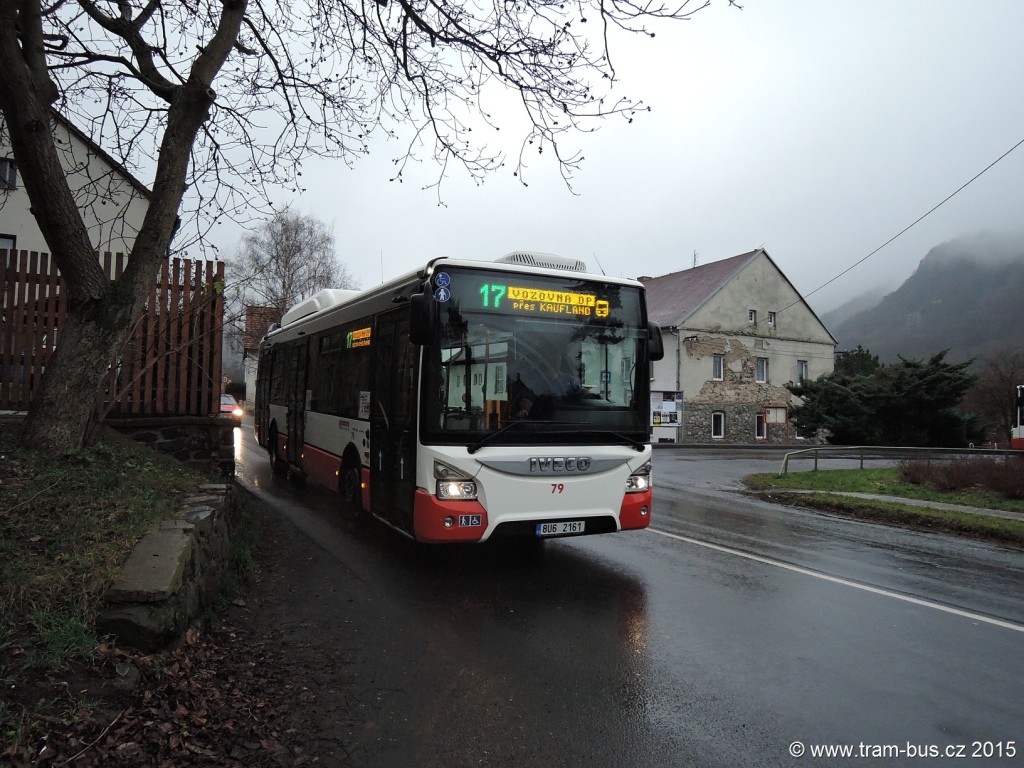 030 - linka 17 Brná DP Ústí nad Labem Iveco Urbanway 12M 79