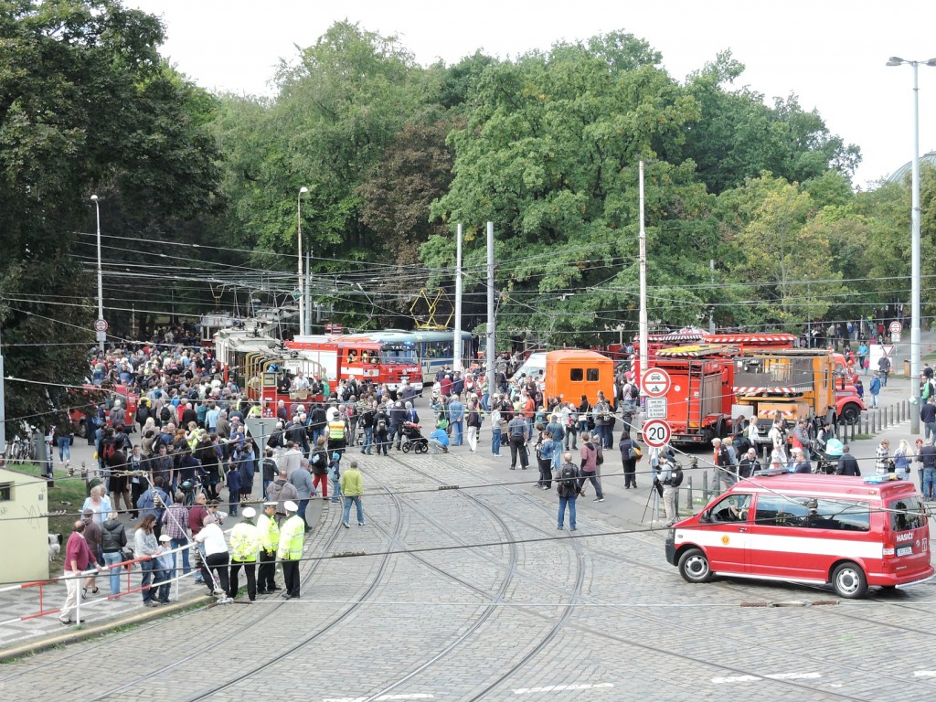 4552 - Tramvajový průvod Prahou 2015 Výstaviště Holešovice