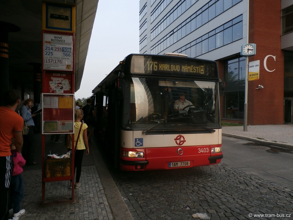 linka 176 Citybus 12M Nové Butovice 2014