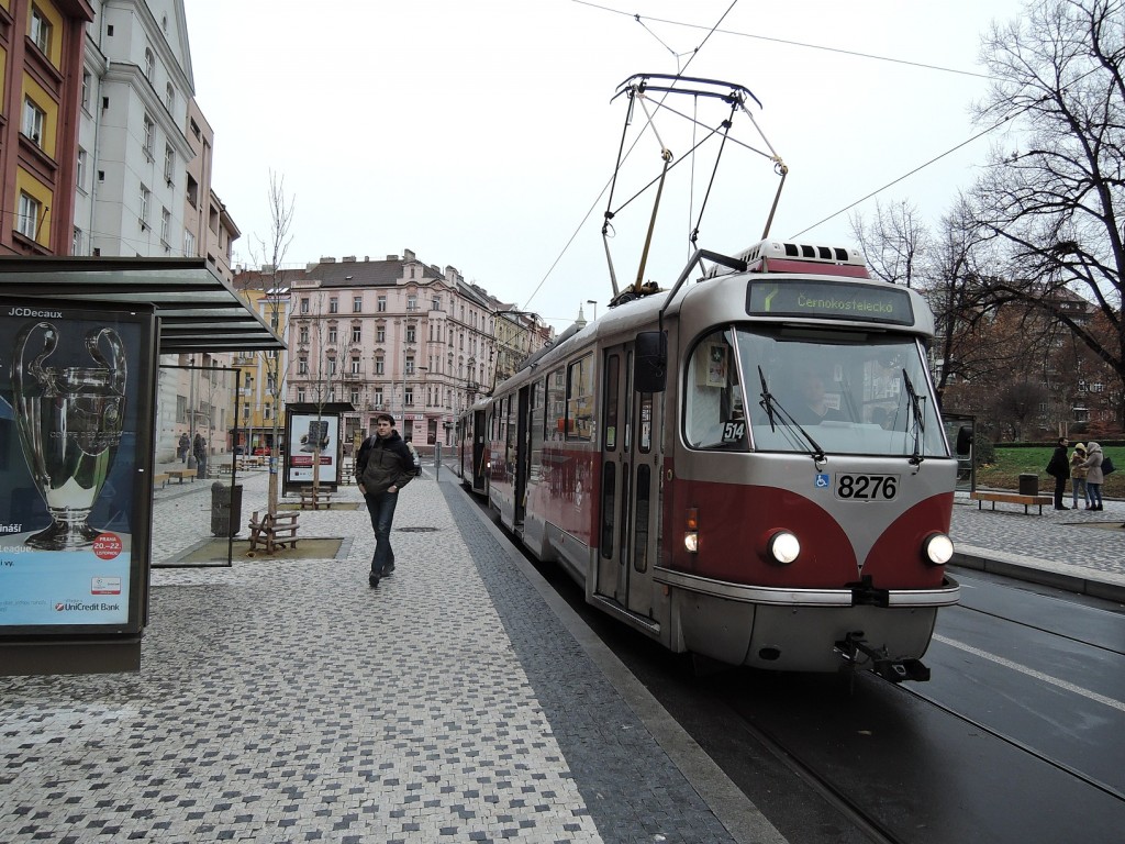 4961 - linka 7 Čechovo náměstí DPP Tatra T3R.PLF 8276