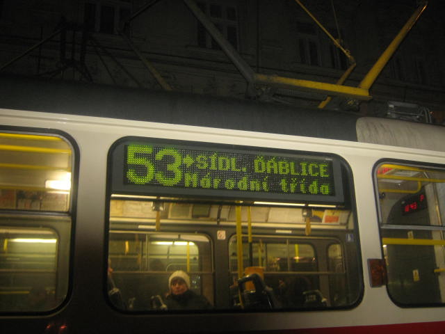 linka 53 na Lazarské