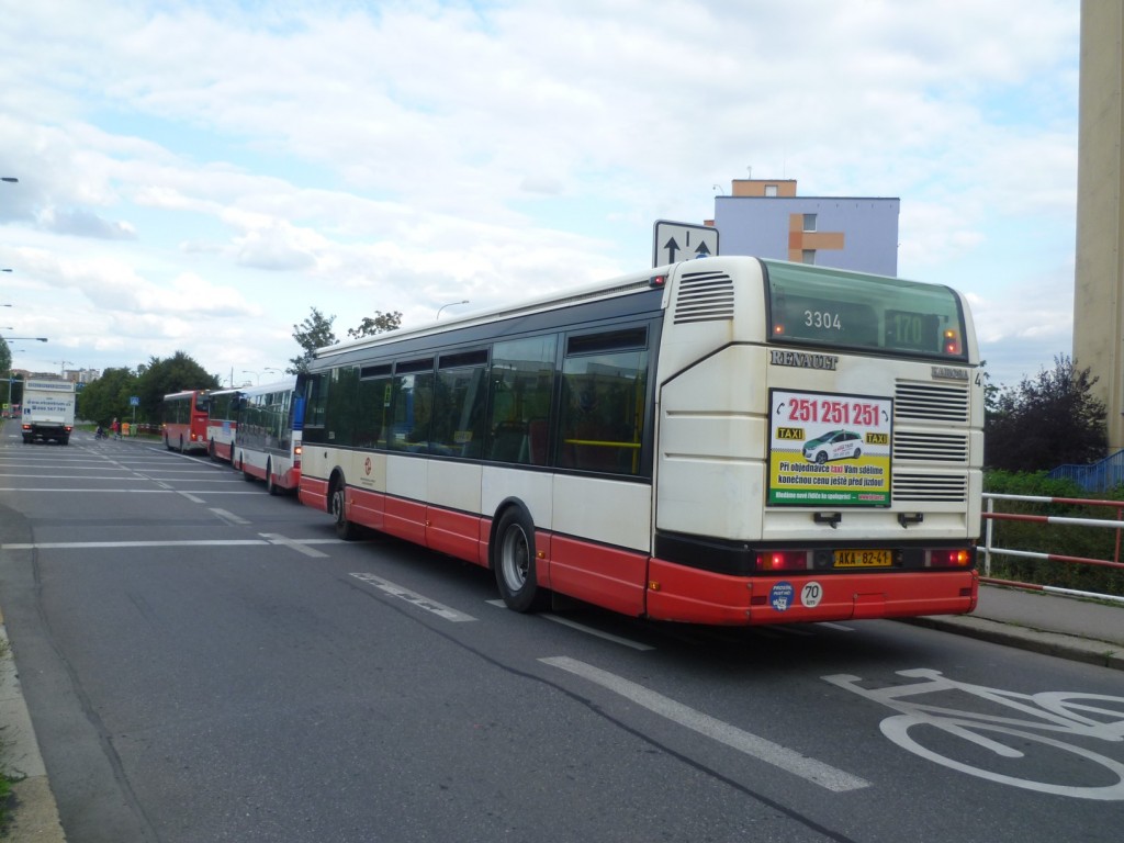 4345 - zastávka Horčičkova linka 170 DPP Irisbus Citybus 12M 3304
