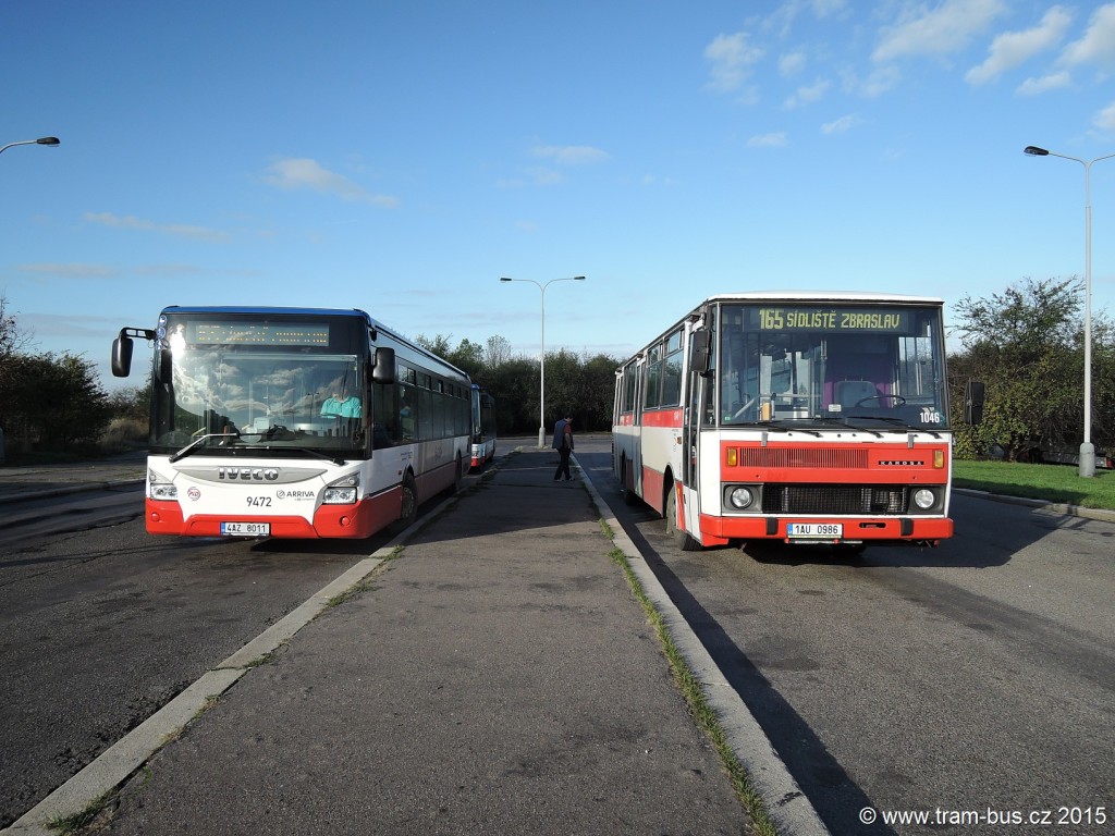 4765 - linka 165 Jižní Město Arriva Praha a Jaroslav Štěpánek Iveco Urbanway 12M 9472 a Jaroslav Štěpánek Karosa B 732 1046