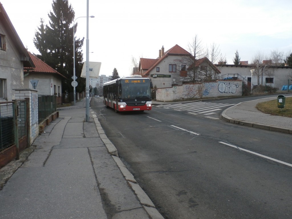 3411 - linka 175 Na Vartě DPP SOR NB 12 3529