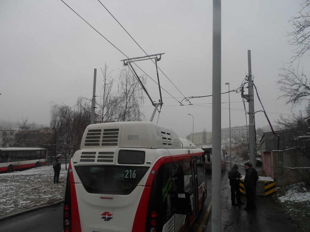 elektrobus na Bořislavce