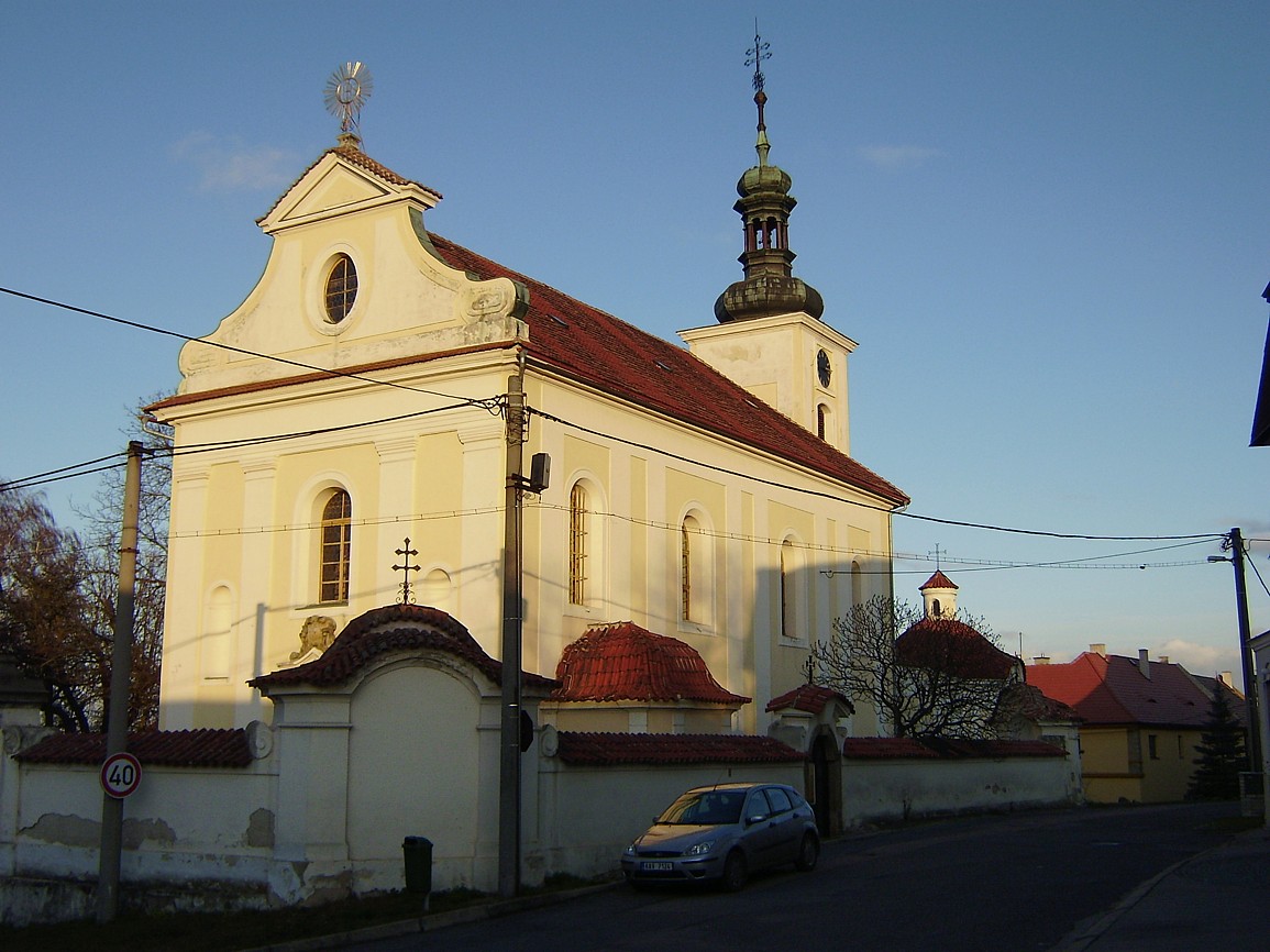 Středokluky - kostel svProkopa
