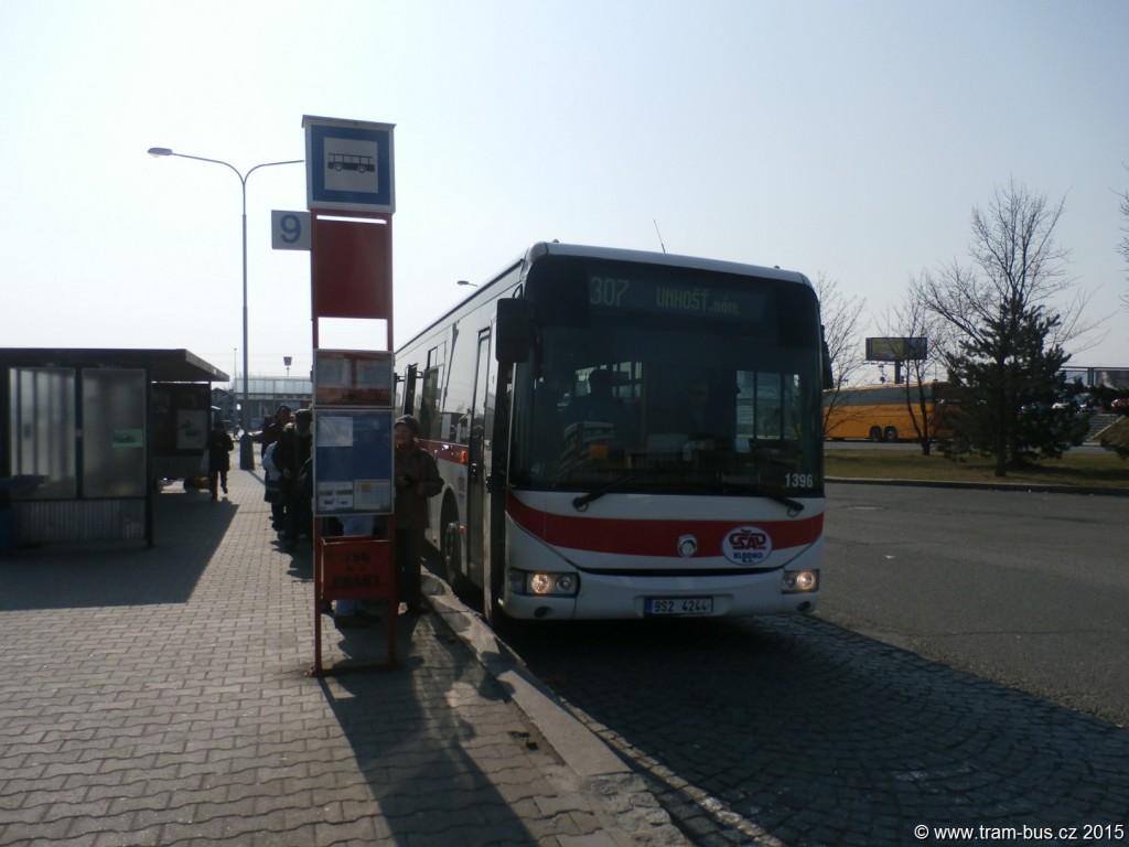 3491 - linka 307 Zličín DPP Iveco Crossway LE 12M 1396