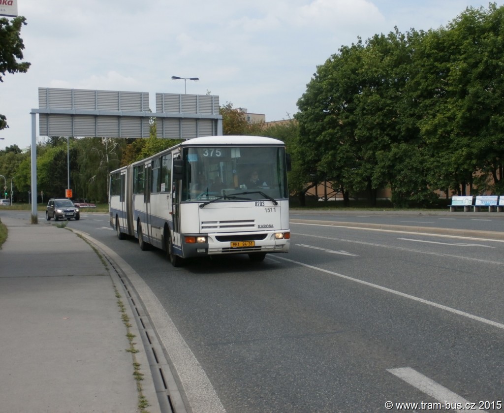 3841 - linka 375 Letňanská ČSAD SČ Karosa C 943 8203