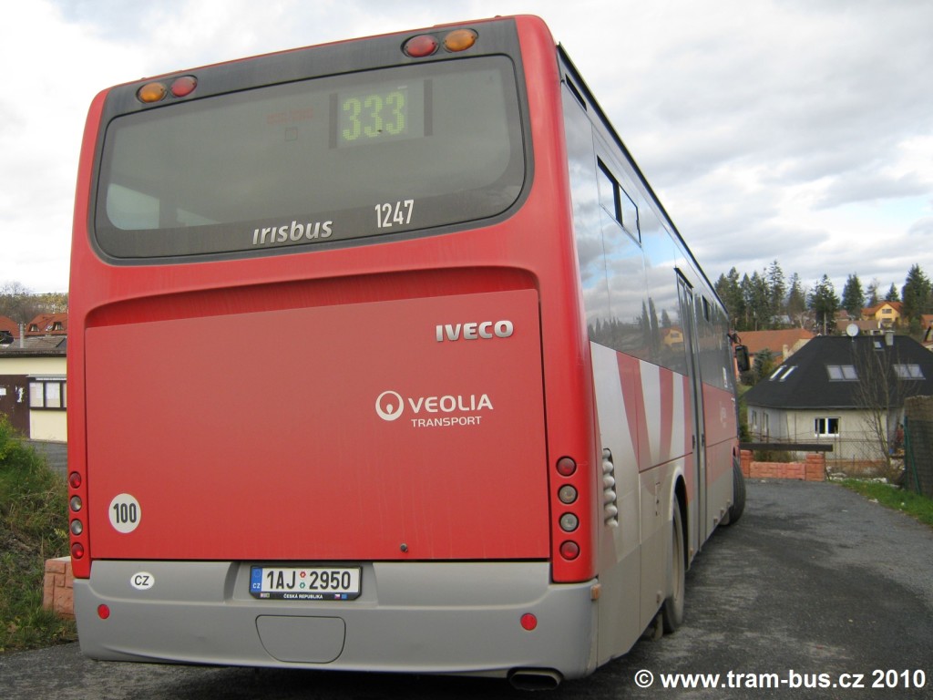 066 - linka 333 Březová,Oleško,Oleško Veolia Transport (Arriva Praha) Iveco Crossway 12.8M 1247