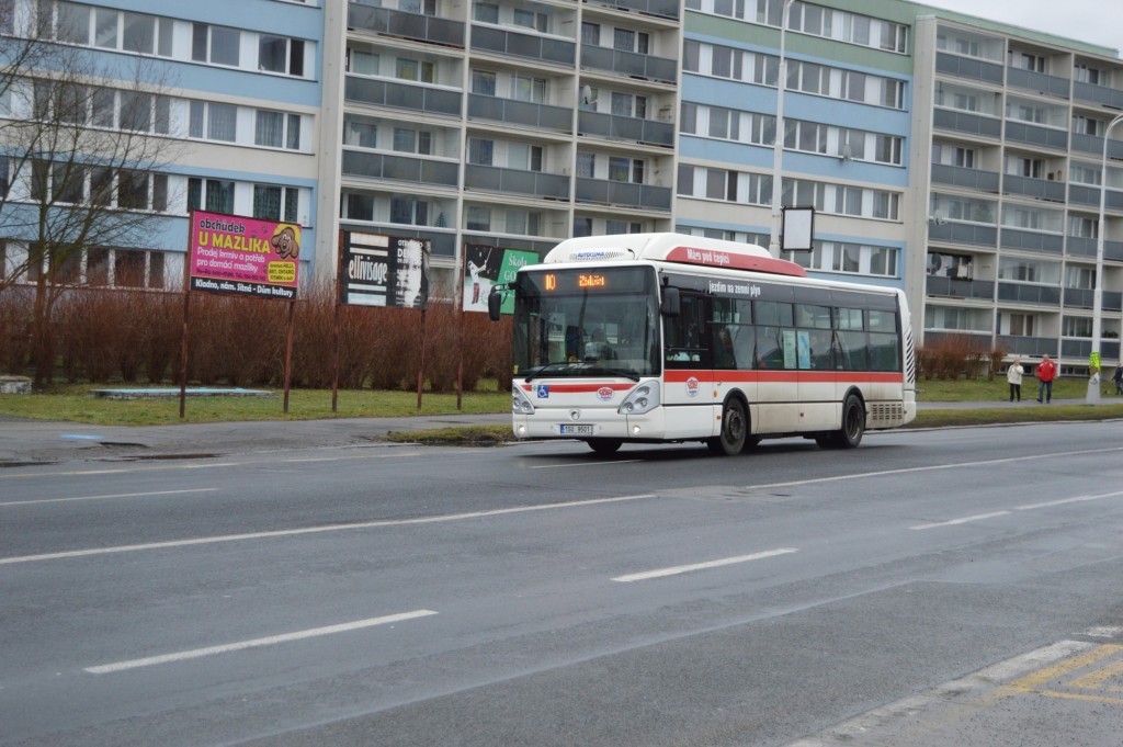 linka 10 Kladno,,Sítná ČSAD MHD Kladno Irisbus Citelis 10,5m CNG 1SU 9501