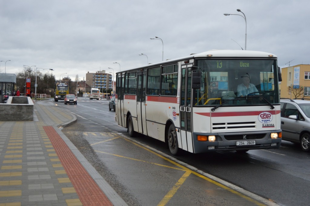 2S4 3509 - linka 225013 Sítná ČSAD MHD KLADNO Karosa B952