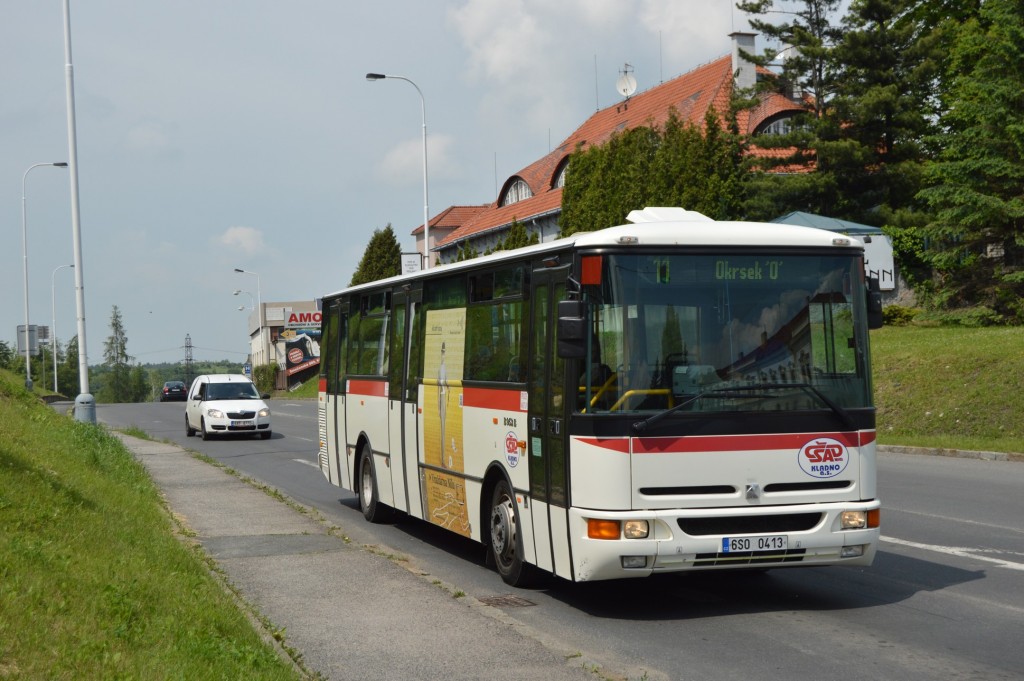 linka-11-Kladno,Aut. nádraží-ČSAD MHD Kladno-Karosa B952E 6S0 0413