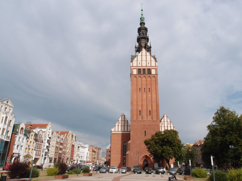 Historickému centru Elblągu dominuje katedrála sv. Mikuláše.