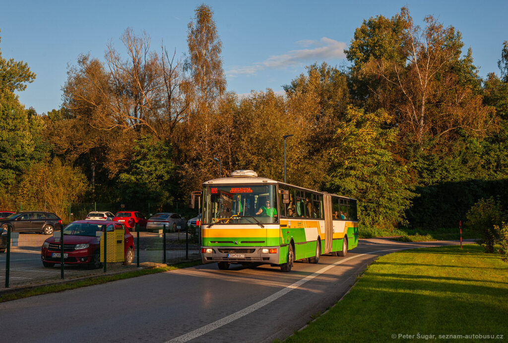 Poslední městská Karosa na MHD stále v provozu